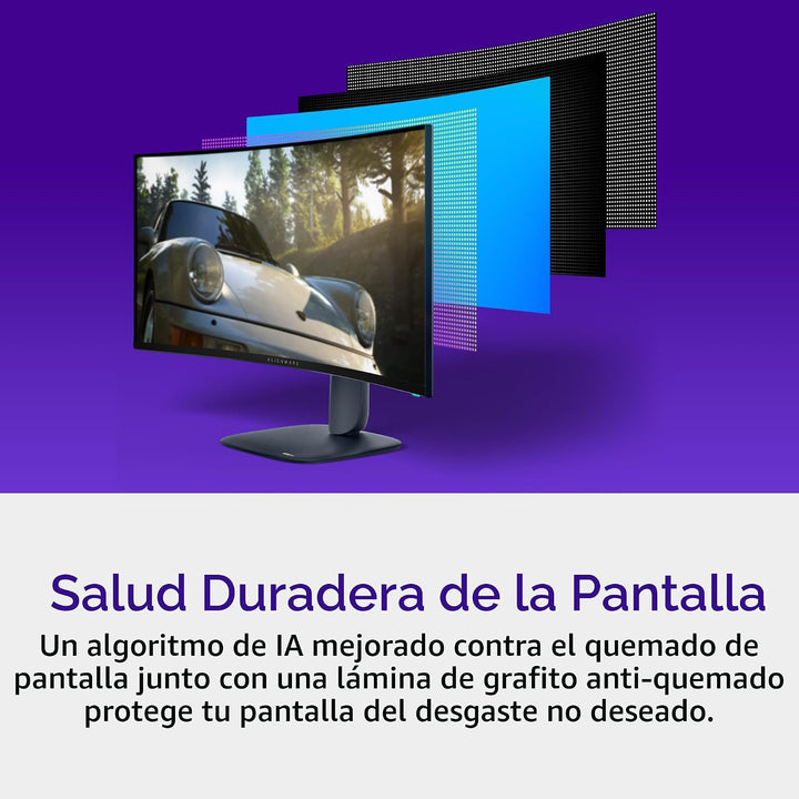 Alienware 34 240Hz QD-OLED monitor curvo para videojuegos - AW3425D...