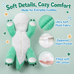 Dinosaurio de peluche para microondas, 20 pulgadas