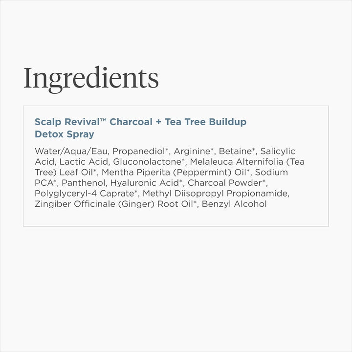 Briogeo Scalp Revival Charcoal + Tea Tree Buildup Detox Spray | Tra...