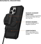 Rokform Funda resistente para iPhone 16 Pro Max + cartera magnética Fuzion