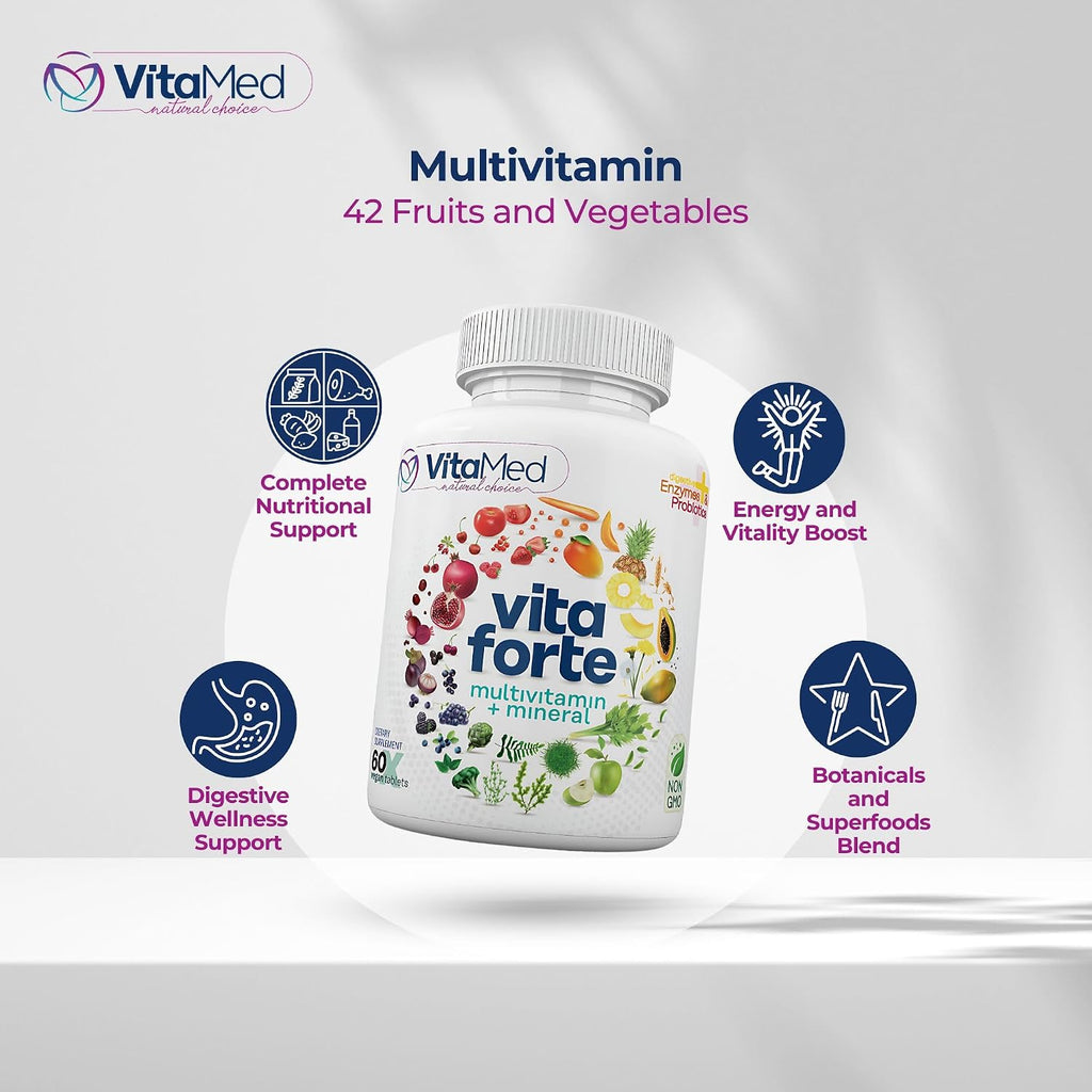 Vita Forte Multivitamínico vegano con probióticos