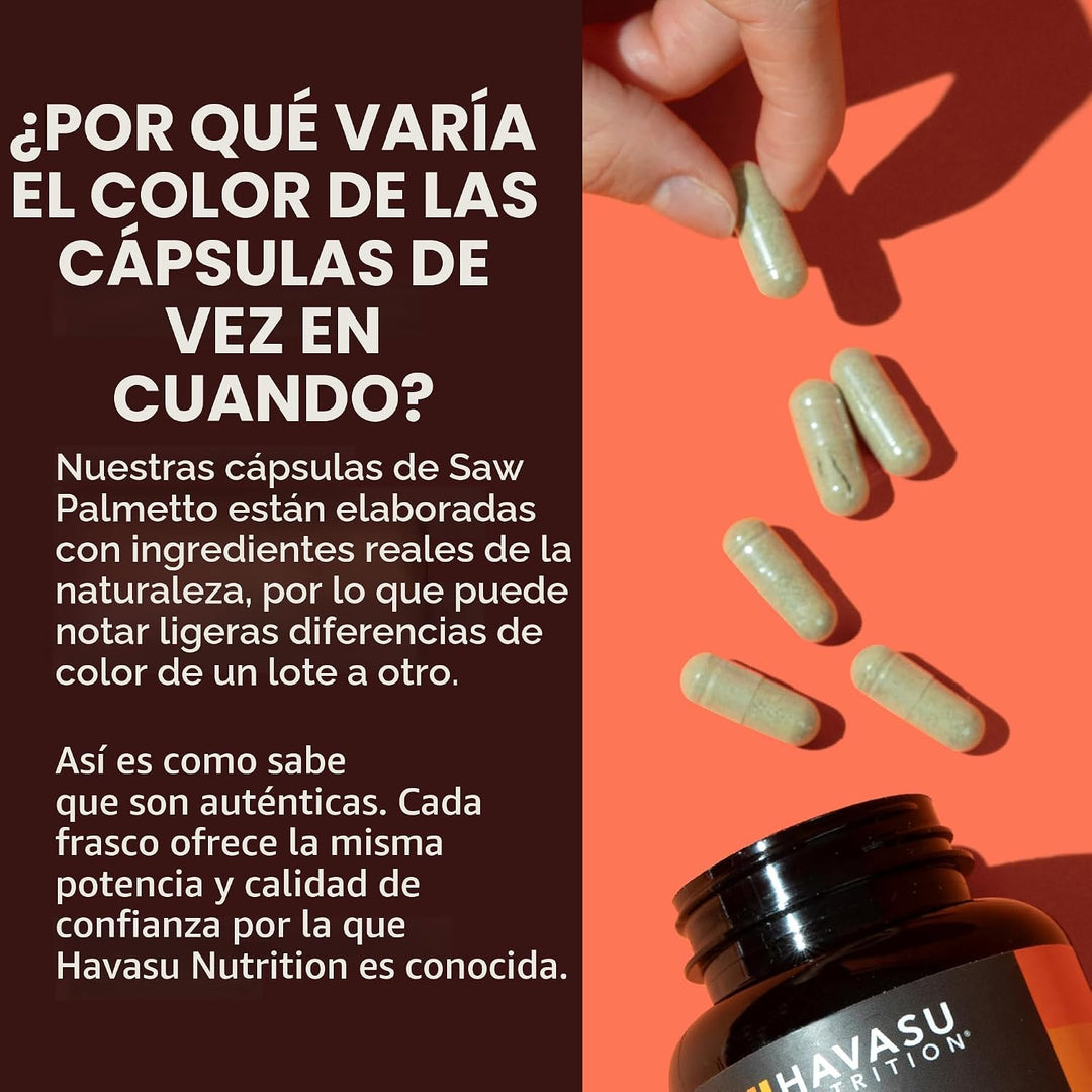 Suplemento de palma enana americana con ortiga y extracto de semill...