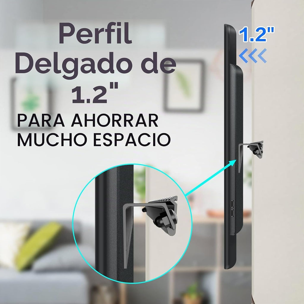 Soporte de pared para TV de 22 a 55 pulgadas de hasta 100 libras