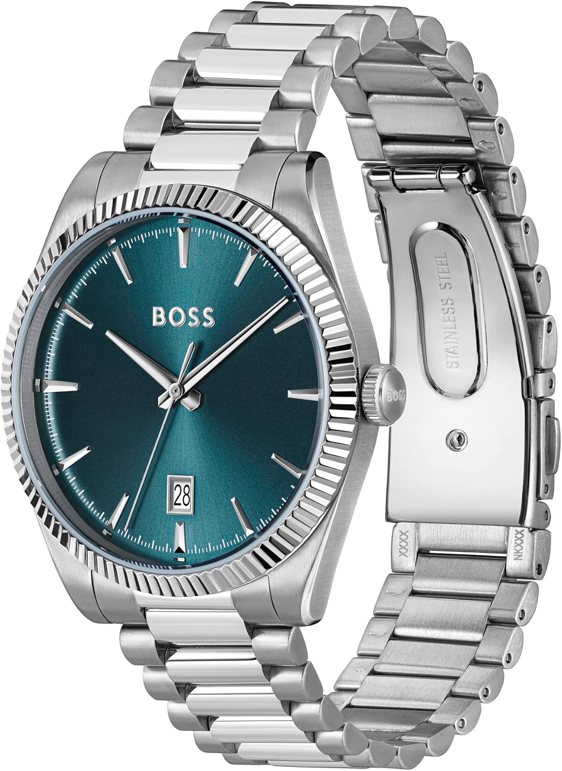 Reloj de vestir BOSS Cheswick Link para hombre, 39 mm
