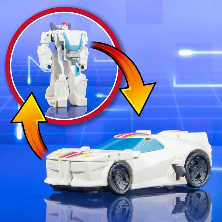 Transformers 1-Step Flip Heroes Paquete de 3, Figuras de Acción de...