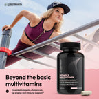 Multivitamínico para mujer con complejo B, vitamina D3, zinc y calcio, 60
