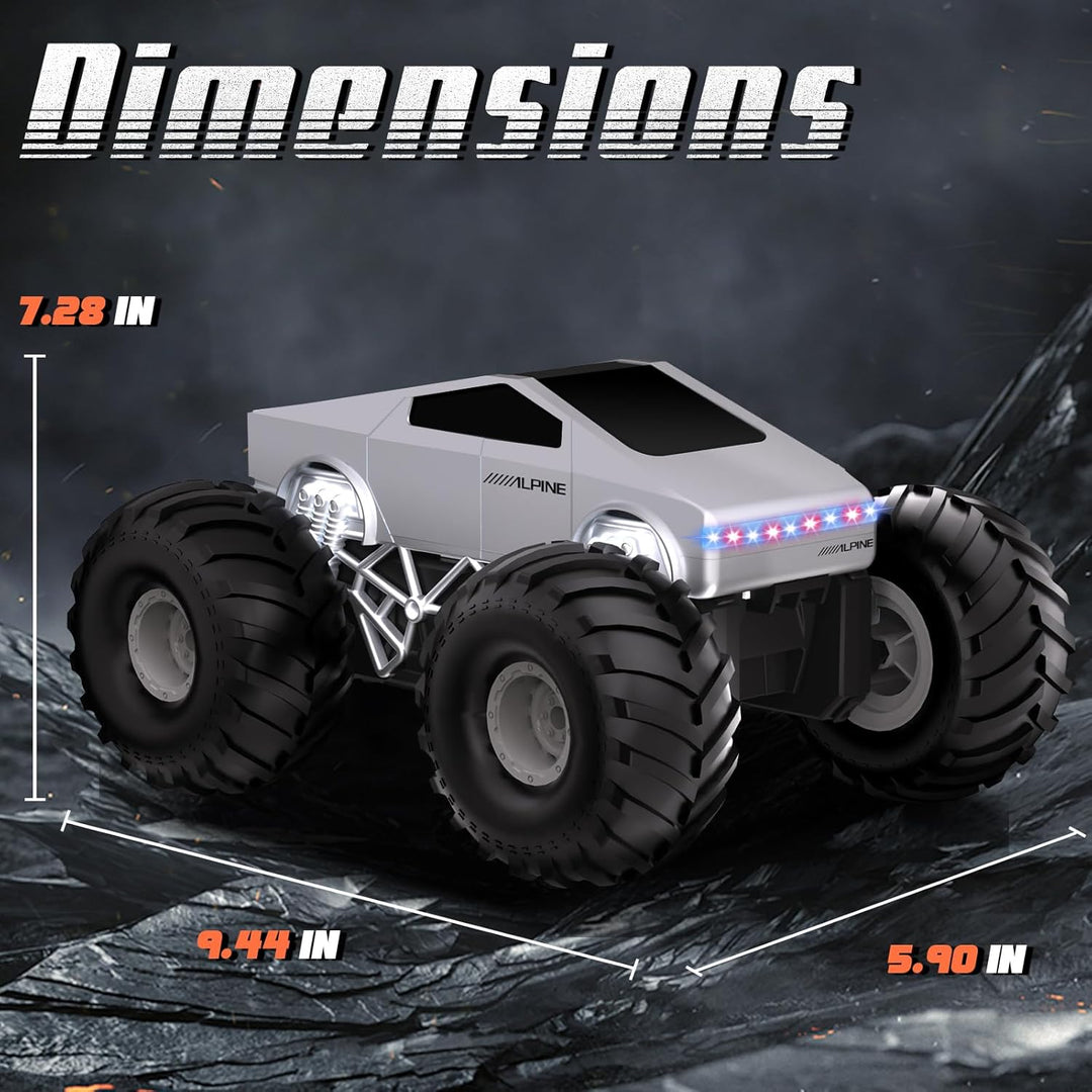 Cheffun Monster Truck Toys, auto de control remoto anfibio 1:16 par...