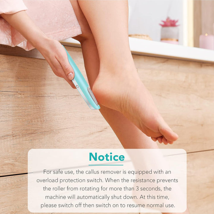 Removedor eléctrico de callos para pies, kit profesional de pedicur...