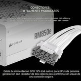CORSAIR RM850e ATX 3.1 PCIe 5.1 Ready Fuente de alimentación comple...