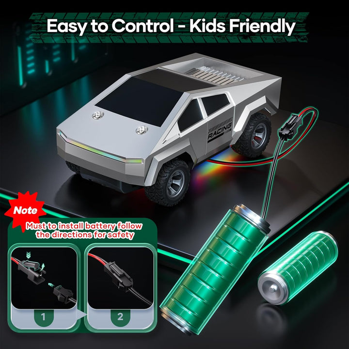 HOMETALL Coche de Control Remoto Camiones RC - Camión RC 2WD Juguet...
