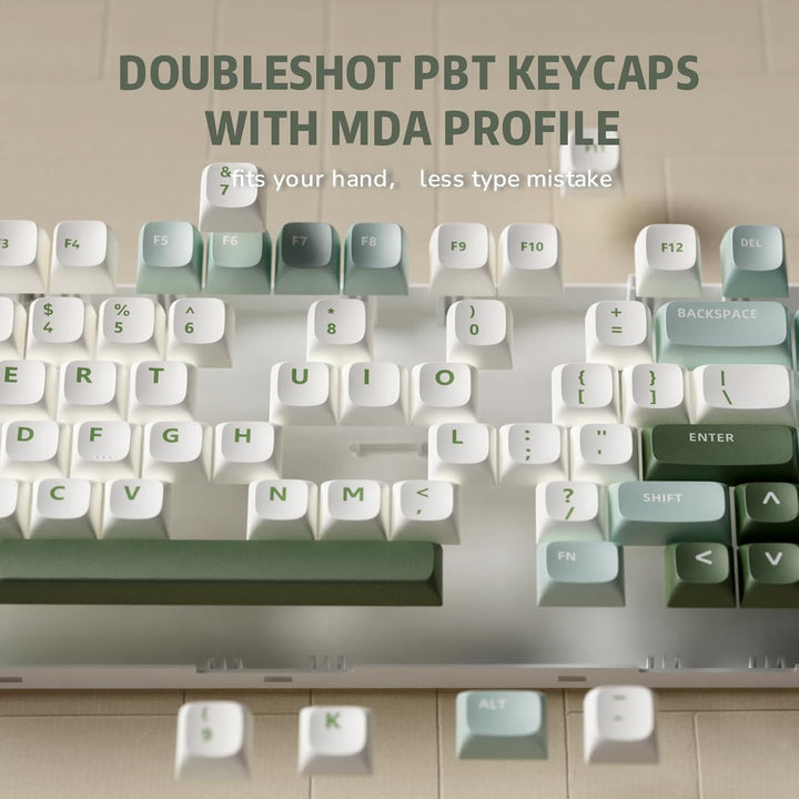 RK ROYAL KLUDGE R75 - Teclado mecánico con cable y perilla de volum...
