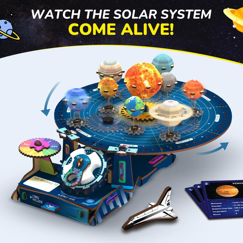 Smartivity Kit de sistema solar DIY - Modelo planeta impulsado por