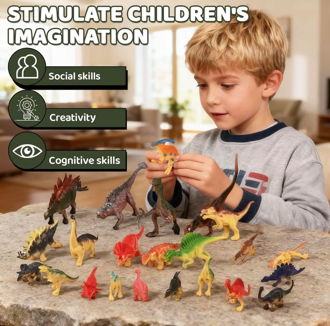 Juguetes de dinosaurios para niños de 3 a 5 años 45