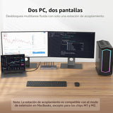 Estación de acoplamiento para conmutador KVM de acceso AV para MacB...