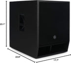 Yamaha DXS15XLF Subwoofer activo de 15 pulgadas y 1600W