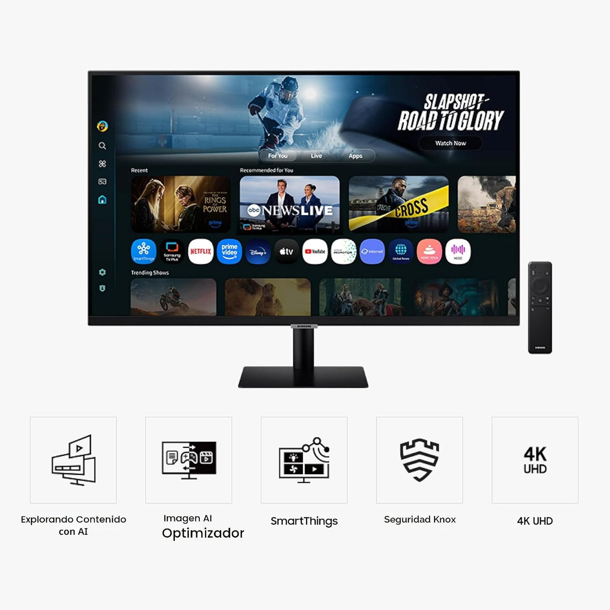 Samsung 32" M7 (M70F) Series 4K UHD Monitor inteligente | Samsung V...