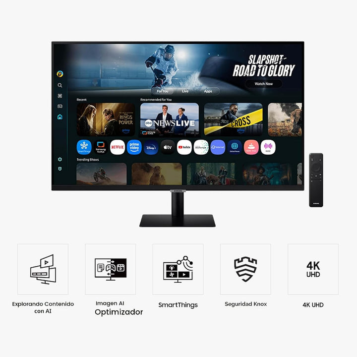 Samsung 32" M7 (M70F) Series 4K UHD Monitor inteligente | Samsung V...
