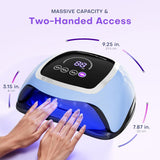 Gugusure Lámpara de uñas LED UV, secador de uñas mejorado de 180 W...