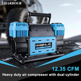 Uharbour Compresor de aire todoterreno de 12V de doble compresor co...