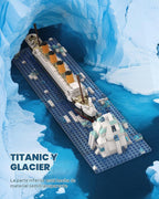 dOvOb RMS Titanic - Juego de bloques de construcción, 615 piezas, ladrillos, modelo MOC Ship Model Display Collection Kit para adolescentes y adultos, compatible con las principales marcas
