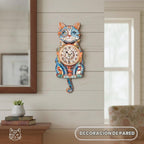 Rompecabezas 3D para adultos, lindo reloj de gato 3D, rompecabezas de madera, kit de reloj de rompecabezas de gato para bricolaje, Navidad, regalo de cumpleaños para mujeres, mamá, hombres, decoración del hogar, vacaciones