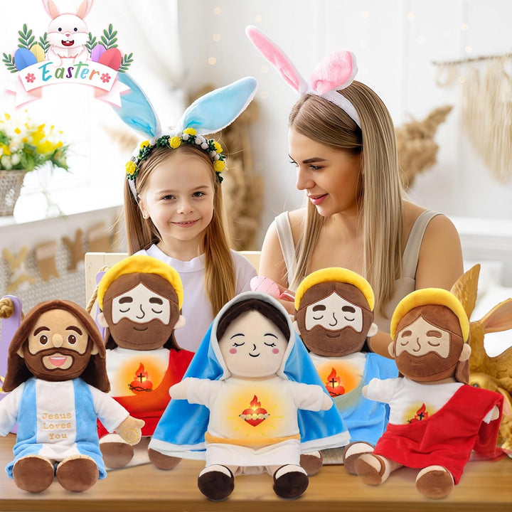 Muñeca de peluche que respira Yelakey de la Virgen María de 15"...