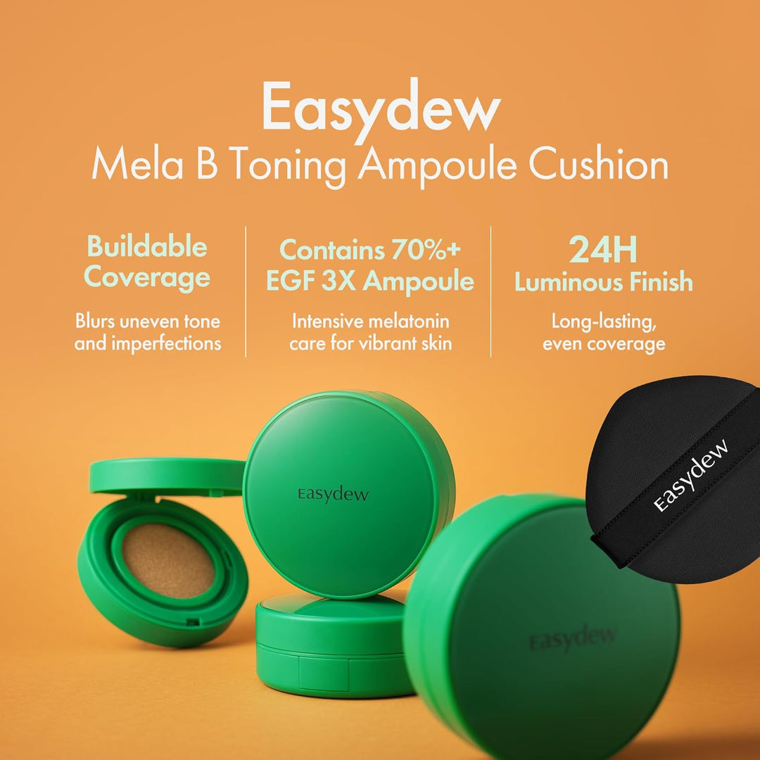 Easydew Mela B Cojín Ampolla Tonificante - 2 en 1 Cuidado de la Pie...