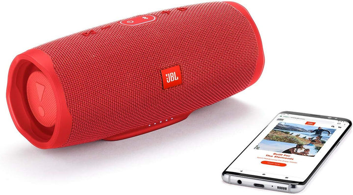 JBL Charge 4 - Altavoz Bluetooth portátil impermeable - Rojo