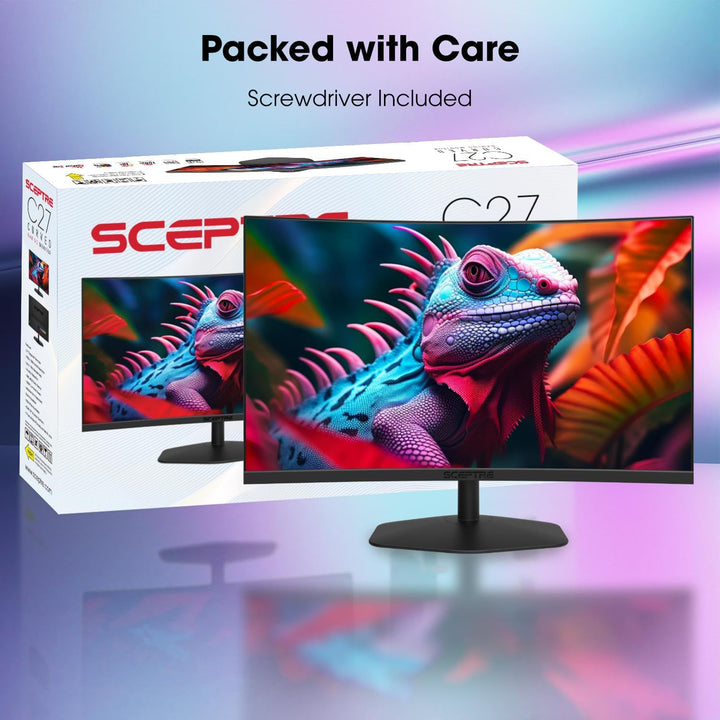 Sceptre Nuevo Monitor Curvo para Juegos de 27 Pulgadas 1500R 100Hz...