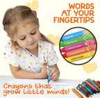 ZENO Crayones jumbo de 18 colores, no tóxicos y lavables para niños pequeños (1-3) y niños (4-8), crayones grandes fáciles de sostener, perfectos para viajes, arte y actividades de la primera infancia