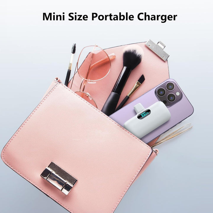 [Paquete de 2] Cargador portátil pequeño para iPhone 17\/16\/15 Ser...