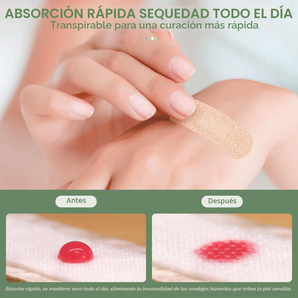 Silicone Bandages para Sensitive Skin Variety Pack Painless Removal