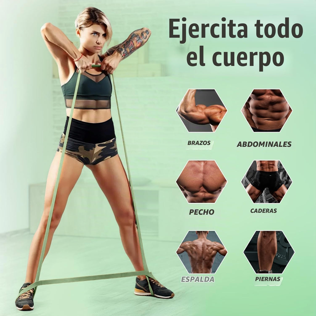WHATAFIT Resistance Bands, Bandas de Asistencia para Dominadas de 5 Niveles para Entrenamiento