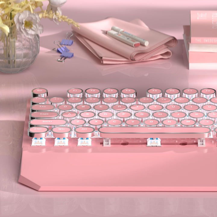 MageGee - Teclado mecánico tipo máquina de escribir para juegos ret...