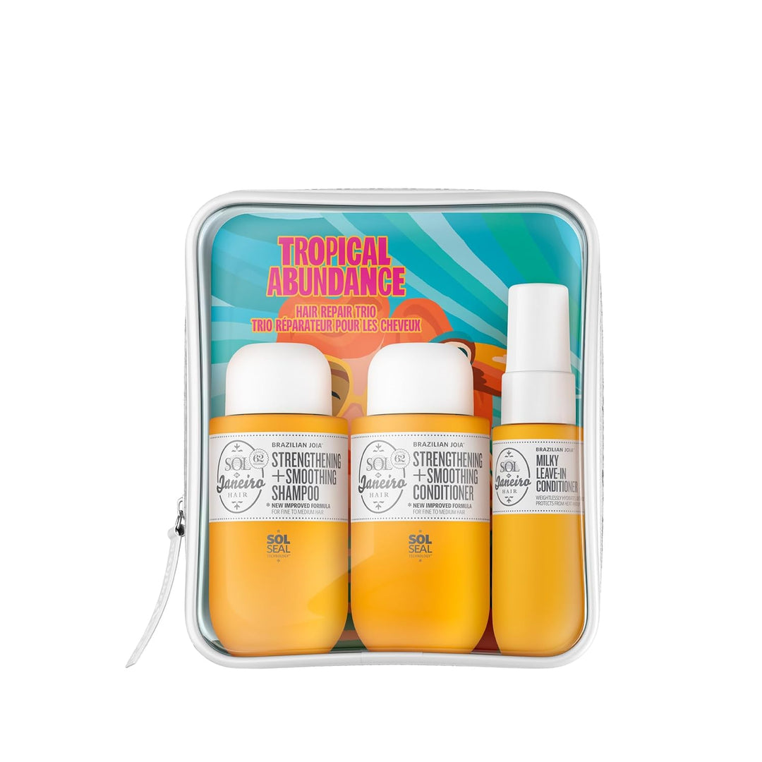 Sol de Janeiro Tropical Abundance Hair Repair Trio Travel Set | Jet...