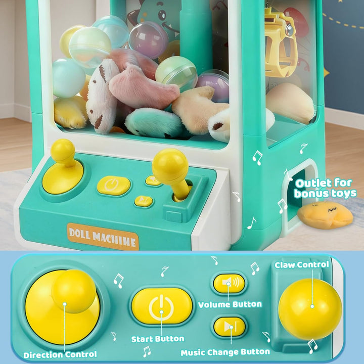 Máquina de garras para niños, máquina de garra de dinosaurio, jugue...