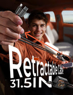 LISEN - Cargador retráctil para coche 4 en 1 para automóviles, 84W