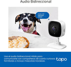 Tapo Cámara de seguridad interior 1080P para monitor de bebé