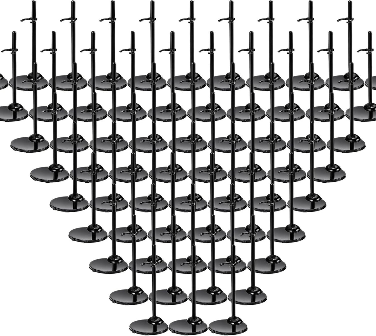 100 soportes acrílicos para muñecas, soporte para figuras de acción, color
