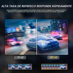 CRUA Monitor curvo para juegos FHD 1080P 180Hz de 24 pulgadas, 2800...