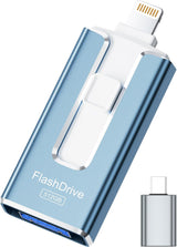 Unidad flash con certificación MFi para iPhone iPad de 512 GB, barr...