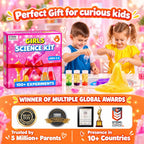 Butterfly EduFields Kit de Ciencias con más de 100 Experimentos para Niñas, Edades 5-7 y 6-8