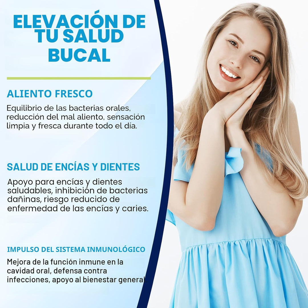 Probióticos orales para el mal aliento bucal para adultos 11 mil mi...