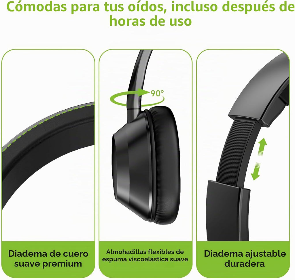 Acer Auriculares con micrófono para PC, micrófono con cancelación de ruido