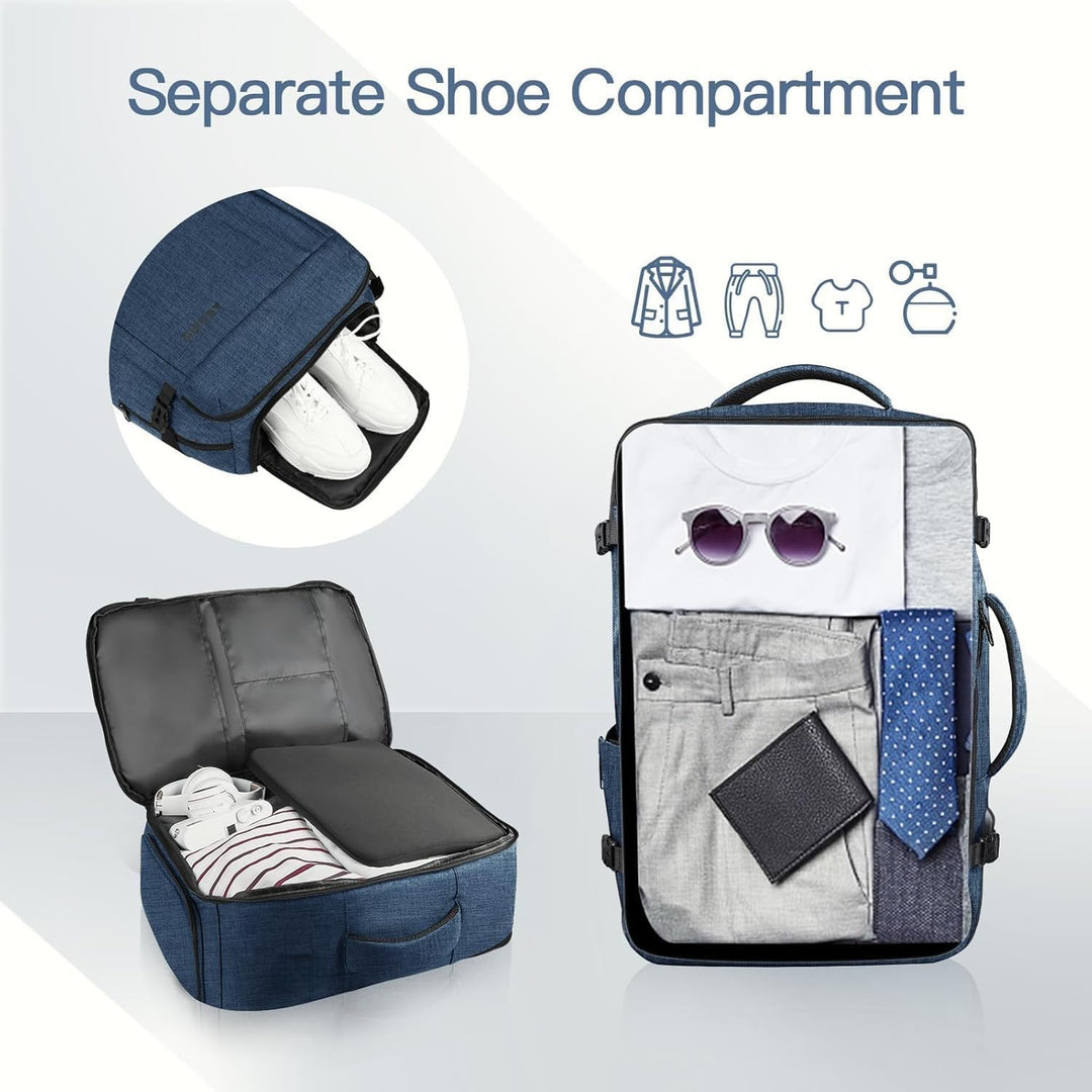 Mochila de transporte, mochila de viaje extra grande de 50 L para h...