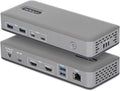 StarTech Driverless USB-C Dual 4K 60Hz HDMI Windows Dock, 6X USB 10Gbps