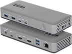 StarTech Driverless USB-C Dual 4K 60Hz HDMI Windows Dock, 6X USB 10Gbps