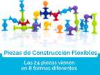 Set de principiantes Fat Brain Toys squigz, 24 piezas.