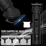 Scttomon Recortadora de barba para hombres, kit profesional de aseo...