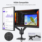 MNN Monitor portátil para juegos de 18.5" 100Hz FHD IPS USB-C H...